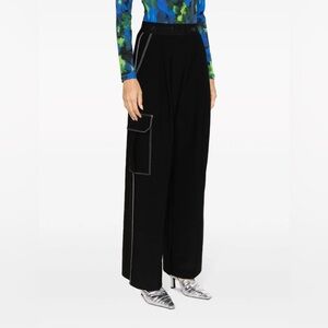 STINE GOYA Cairo Cady Cargo Pants Large Black